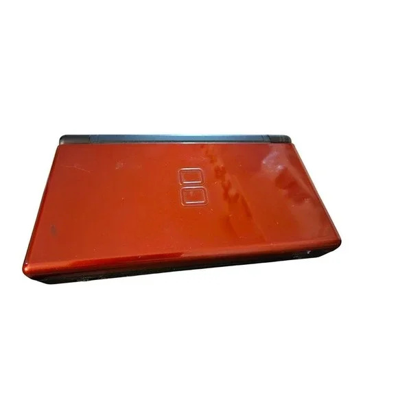 Nintendo DS Lite Handheld Game Console Red with Stylus and Charger